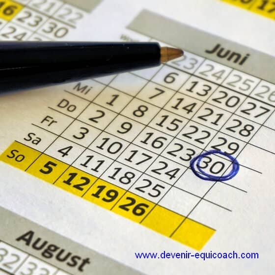 Calendrier des formations equicoach