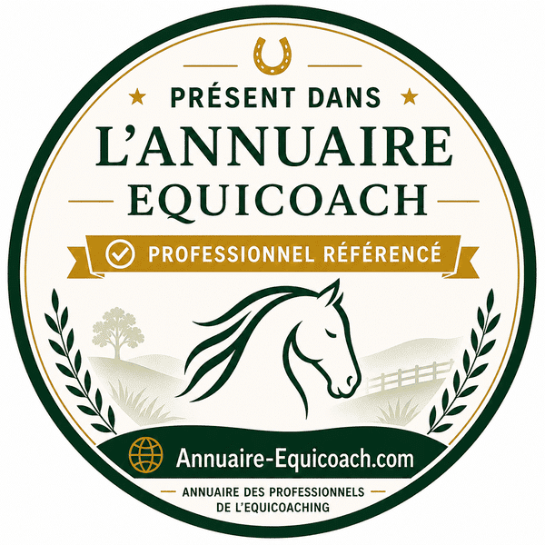 Présent dans l’Annuaire Equicoach, professionnel référencé en equicoaching