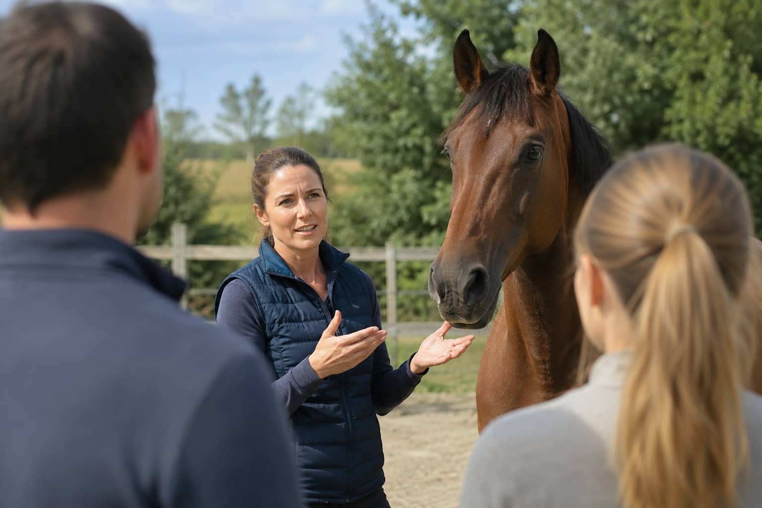 Se former davantage en equicoaching lors d’un accompagnement avec un cheval